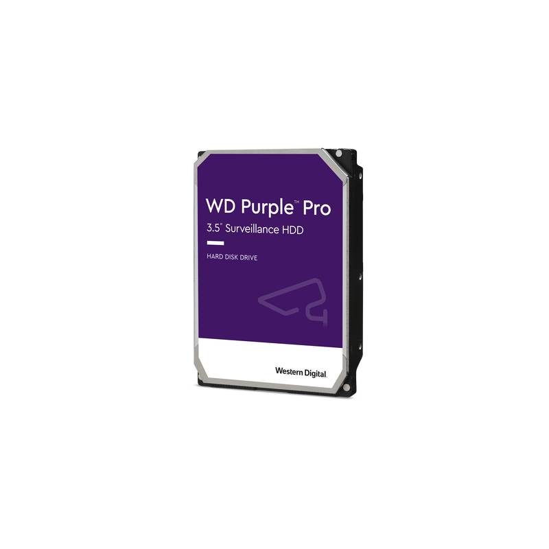 Disco Duro Purple Pro de 10 TB / 7200 RPM / Optimizado para Soluciones de Videovigilancia con Analiticos (Meta Data) / Uso 24-7 