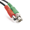 Cable Coaxial Armado de 50 Metros para Video y Energía / Optimizado para Cámaras 4K  / Conector BNC (Video) y PLUG de Alimentaci