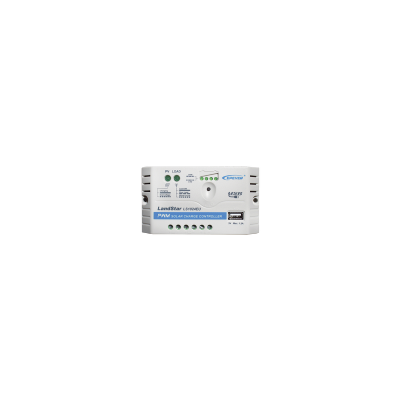 Controlador Solar PWM 12/24 V 10 A, Salida USB