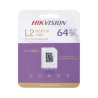 Memoria microSD / Clase 10 de 64 GB / Especializada Para Videovigilancia / Compatibles con cámaras HIKVISION