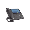 Teléfono IP empresarial para 20 lineas SIP, pantalla táctil, Bluetooth integrado para diadema, PoE y hasta 127 botones DSS con d