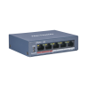 Switch PoE+ / No Administrable / 4 Puertos 10/100 Mbps PoE+ (hasta 250 m) + 1 Puerto 10/100 Mbps Uplink /  35W