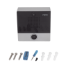 Mini video Intercomunicador para hotelería y hospitales, con diseño elegante, PoE, cámara 1Mpx, 1 botón, 1 relevador integrado d