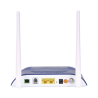ONU Dual G/EPON con Wi-Fi en 2.4 GHz + 1 puerto SC/APC + 1 puerto LAN Gigabit + 1 puerto LAN Fast Ethernet + 1 puerto FXS + 1 pu