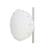 Antena direccional de alta resistencia, Ganancia 30 dBi, (4.9 -6.5 GHz), Plato hondo para mayor inmunidad al ruido, Conectores N