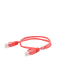 Cable de parcheo UTP Cat5e - 0.5 m - rojo