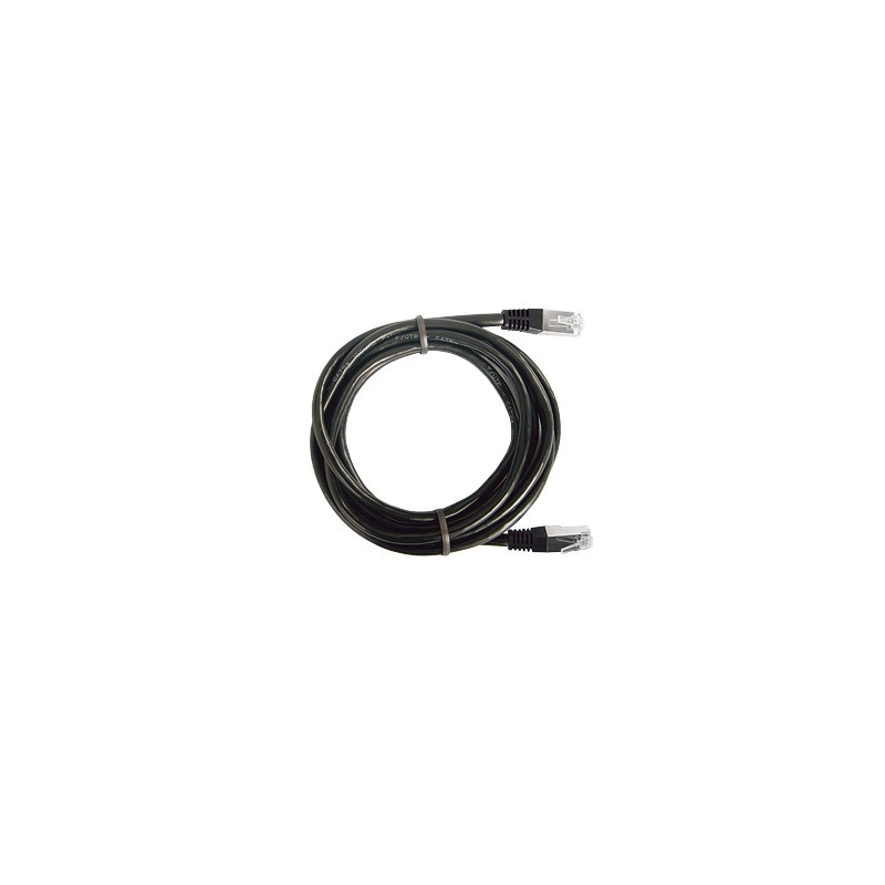 Cable de parcheo FTP Cat5e - 3.0 m - negro