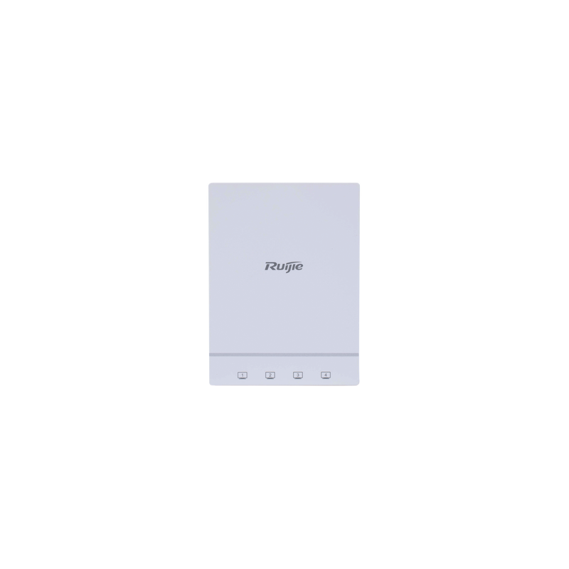 RG-AP180, Punto de Acceso Inalámbrico para Interior de Pared, Doble Banda Wi-Fi 6 de 1.775 Gbps, MU-MIMO 2X2, 4 Puertos Gigabit 