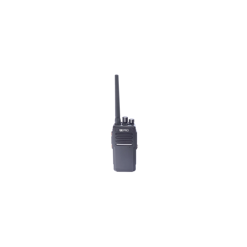 Radio Portátil UHF 400-512 MHz, Digital DMR-Analógico, 5 W, Incluye antena, batería, cargador y clip