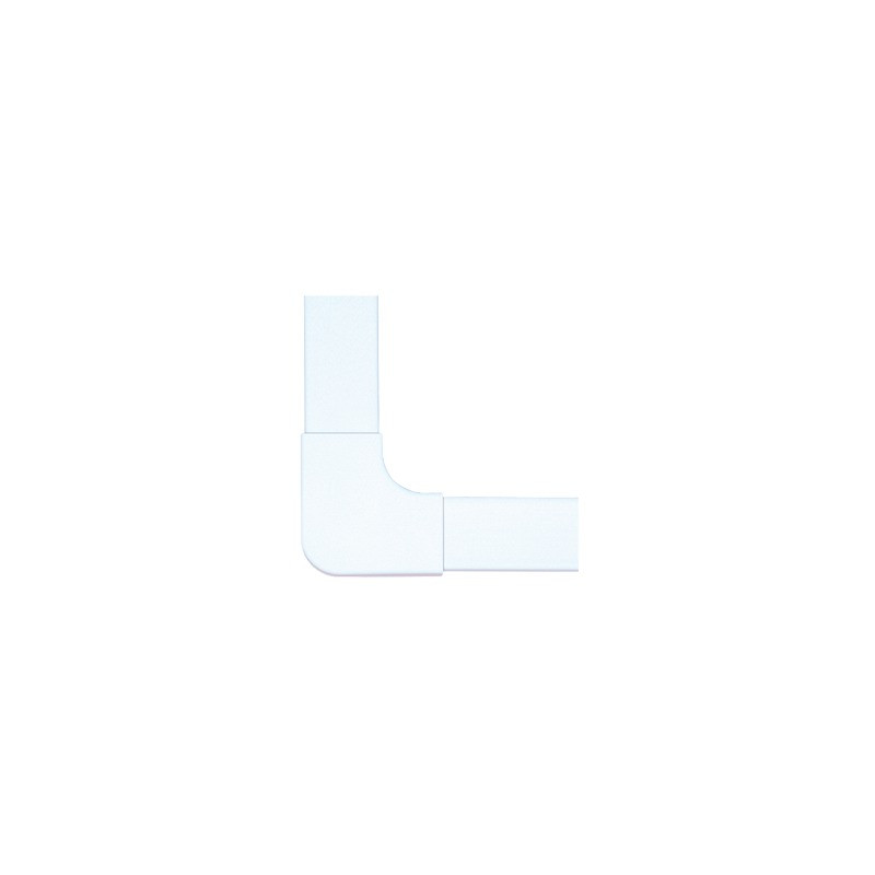 Sección en "L" color blanco de PVC auto extinguible,  para canaleta PT48 (6130-01002)