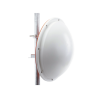 Antena de uso rudo para zona salinas / 3 ft / 4.9-6.2 GHz, Ganancia 34 dBi / SLANT de 45 ° y 90° / Incluye radomo, jumper y mont