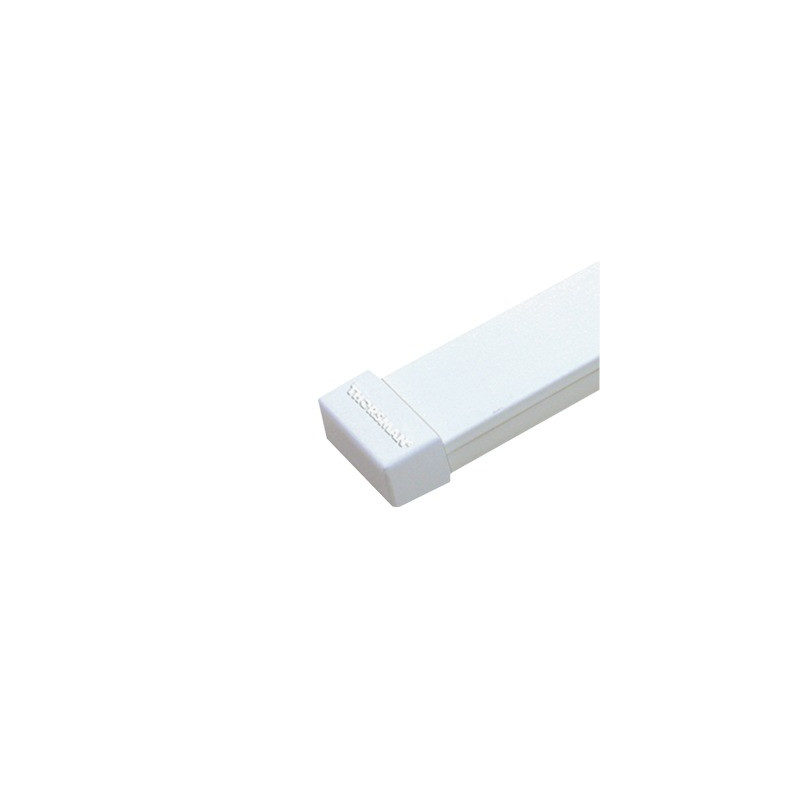 Tapa final color blanco de PVC auto extinguible, para canaleta TMK1720 (5290-02001)