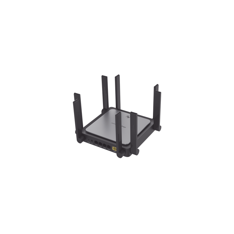 Router Inalámbrico MESH WI-FI 6, 4x4 Doble Banda 1 Puerto WAN Gigabit y 4 Puertos LAN Gigabit