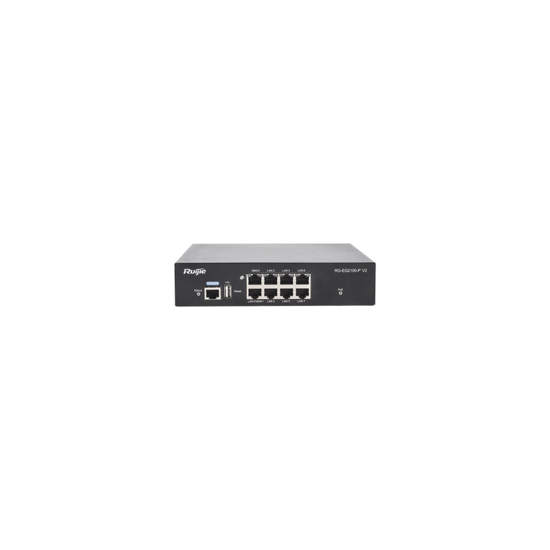 Router Administrable 8 Puertos Giga (7x PoE+, hasta 2x WAN configurable) 135W, Soporta Hasta 300 Clientes