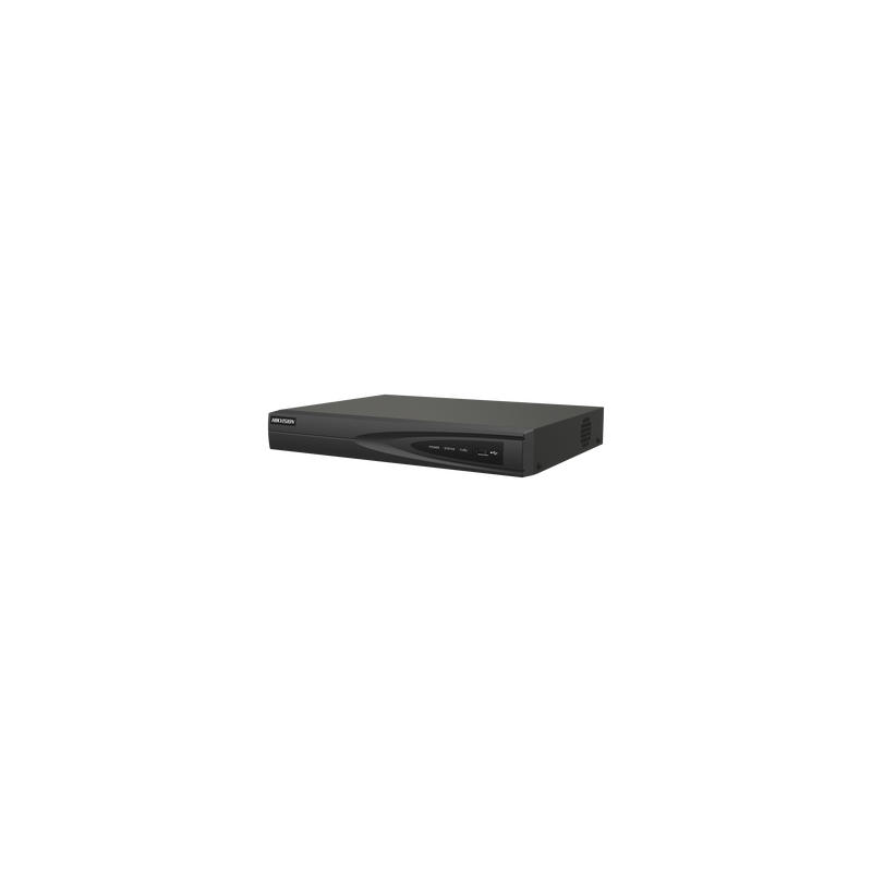 NVR 8 Megapixel (4K) (Compatible con Cámaras ACUSENSE) / 4 canales IP / 4 Puertos PoE+ / 1 Bahía de Disco Duro / Salida de Vídeo