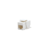 Módulo Jack Cat6 sin herramienta (toolless) para faceplate keystone - Color Blanco
