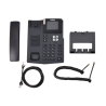 Teléfono IP empresarial para 2 lineas SIP con pantalla LCD de 2.8 pulgadas a color, puertos Gigabit y conferencia de 3 vías, PoE