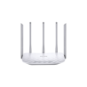 Router Inalámbrico doble banda AC, 2.4 GHz y 5 GHz Hasta 1350 Mbps, 5 antenas externas omnidireccional, 4 Puertos LAN 10/100 Mbp