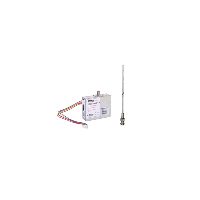 Kit de Comunicador Radio UHF con Antena, para paneles de Alarma, hasta 30Kms de Alcance. Frecuencia de 470 - 500 MHz. Compatible