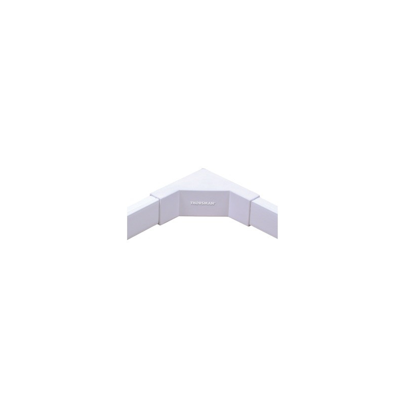 Esquinero interior color blanco de PVC auto extinguible, para canaleta TMK1735, TMK1735SD (5320-02001)
