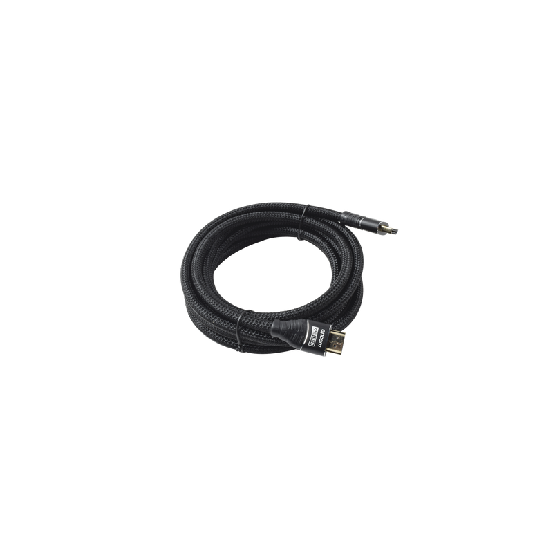 Cable HDMI Ultra-Resistente Redondo de 3m ( 9.8 ft ) Optimizado para Resolución 4K ULTRA HD 