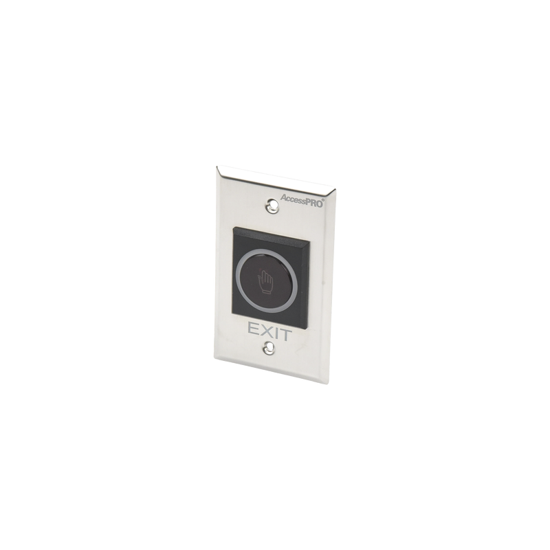 Botón de Salida sin Contacto/ Sensor IR / Iluminado / Normalmente Abierto y Cerrado / Distancia Ajustable de Detección