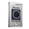 Botón de Salida Sin Contacto / 6 a 12 cm / Tiempo Ajustable 0.5-30 Seg / Rele COM/NC/NO 3A
