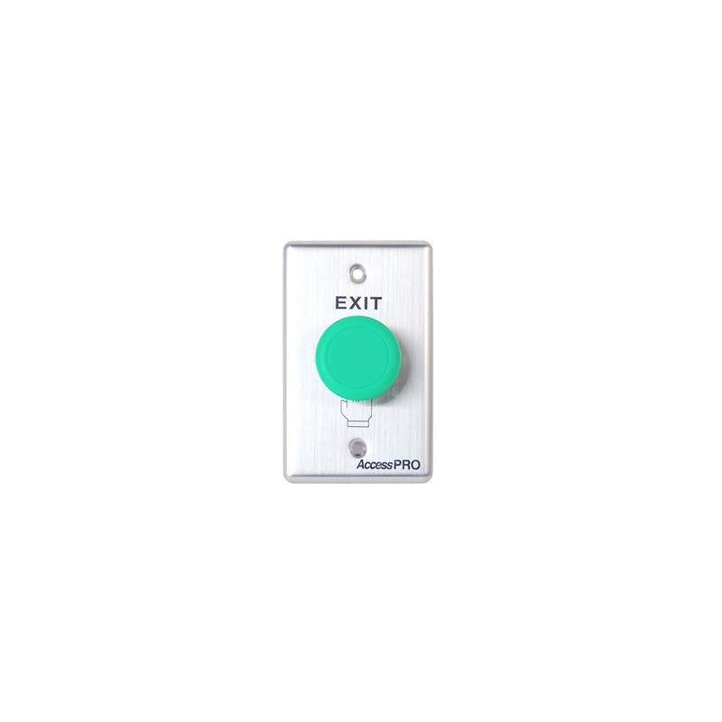 Botón Tipo Hongo Color Verde / NO, NC, COM / Acción Momentánea