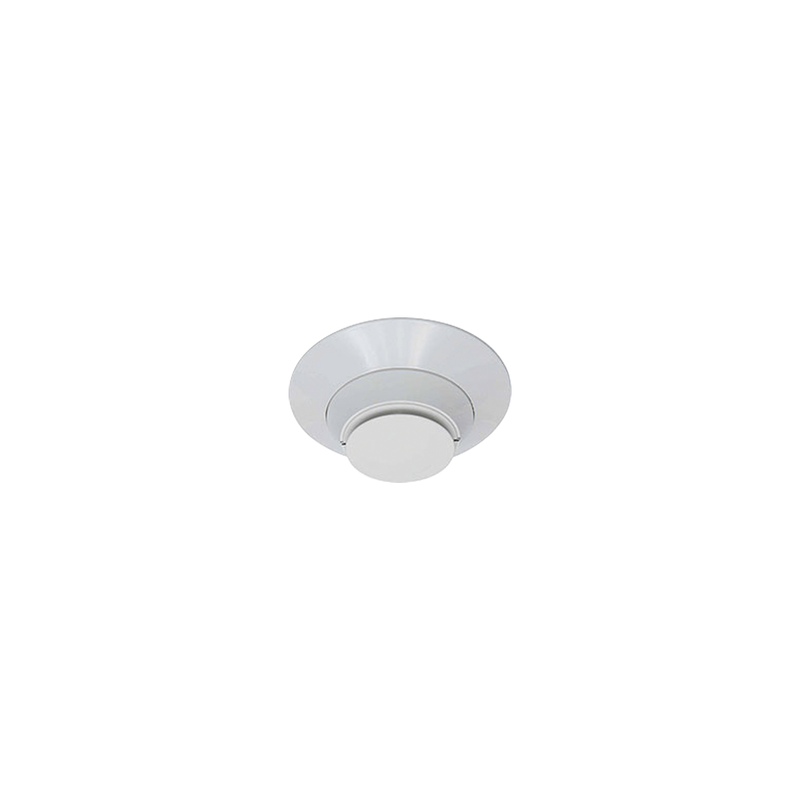 Detector de humo fotoeléctrico direccionable, color blanco, incluye base de montaje 6"