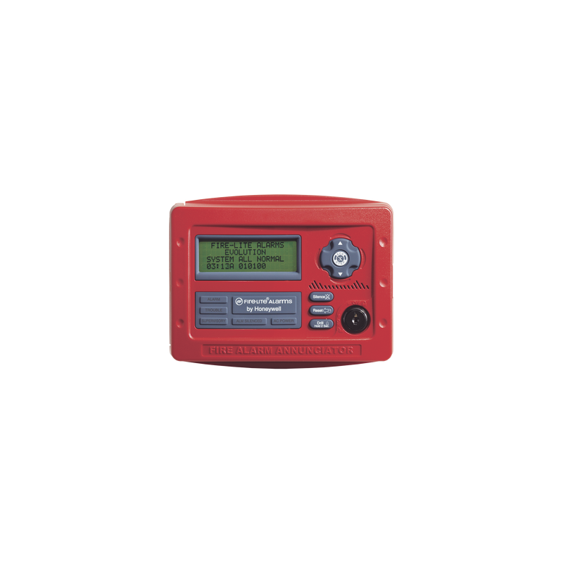 Anunciador Serial para Paneles Direccionables Fire-Lite, Color Rojo