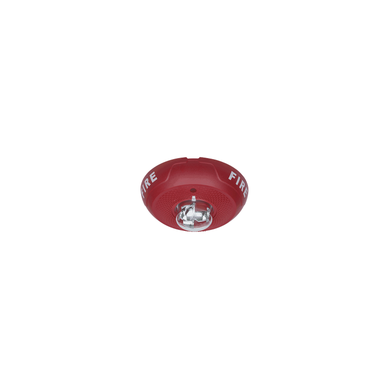 Sirena con Lámpara Estroboscópica, Montaje en Techo, Nivel de Candelas Seleccionable, Color Rojo, Nuevo Diseño Moderno y Elegant