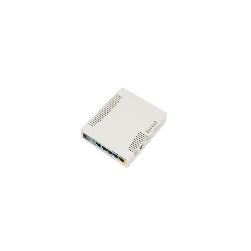 RouterBoard, 5 Puertos Fast, 1 Puerto USB, WiFi 2.4 GHz 802.11 b/g/n, Gran Cobertura con Antena 2.5 dbi, hasta 1 Watt de Potenci