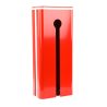 Cubierta o gabinete color Rojo para Barrera B680H