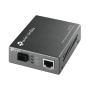 Convertidor Multimedia VDM Monomodo, 1 puerto RJ45 10/100, 1 puerto SC/UPC, hasta 20KM, Para su funcionamiento requiere el model