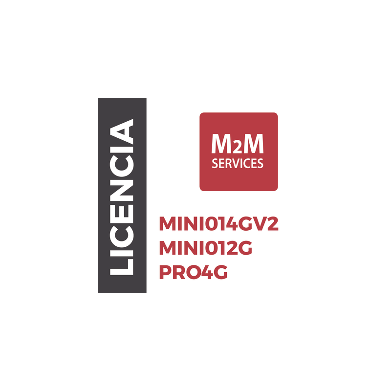 Servicio de datos por un Año para comunicadores  MINI014G/V2 y MINI012G, con eventos ilimitados.